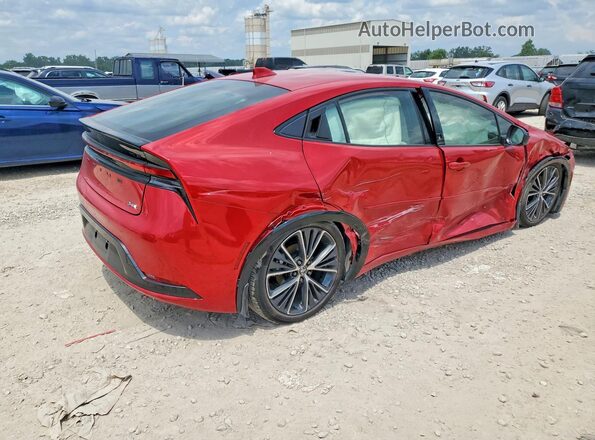 JTDADABUXS3028498 2025 TOYOTA PRIUS Red Rear right