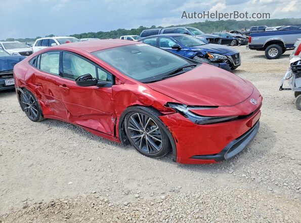JTDADABUXS3028498 2025 TOYOTA PRIUS Red Front right