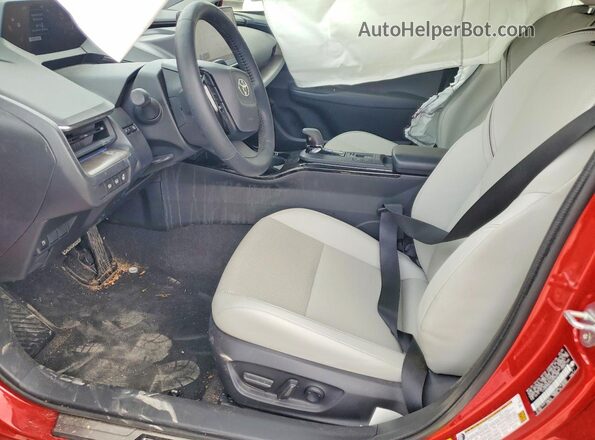 JTDADABUXS3028498 2025 TOYOTA PRIUS Red Front interior view