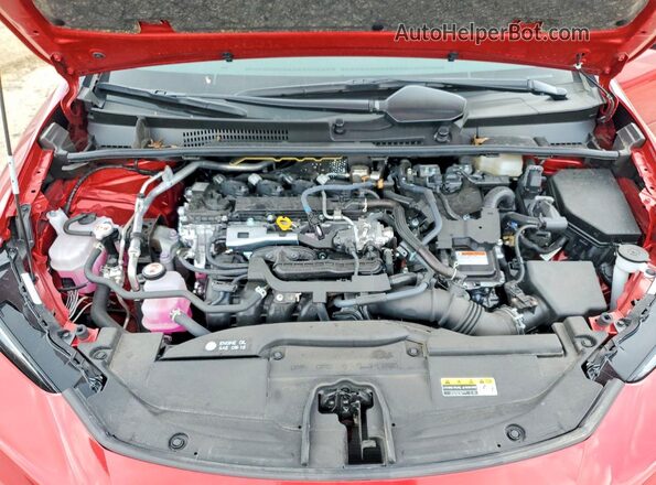 JTDADABUXS3028498 2025 TOYOTA PRIUS Red Rear interior view