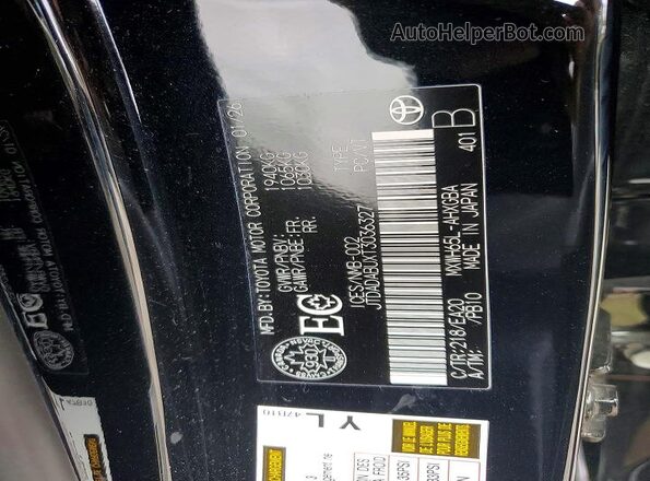 JTDADABUXT3036327 2026 TOYOTA PRIUS Black Vista interior trasera