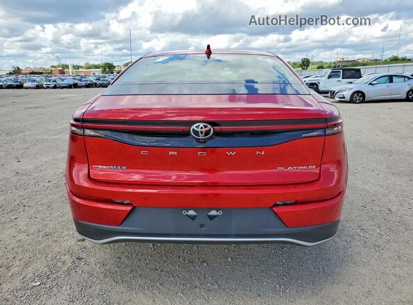 JTDAFAAF6P3003747 2023 TOYOTA CROWN Red Հետևի տեսք