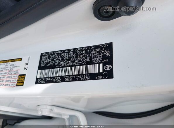JTDAFAAF9R3007679 2024 TOYOTA CROWN White Вид підкапотного простору
