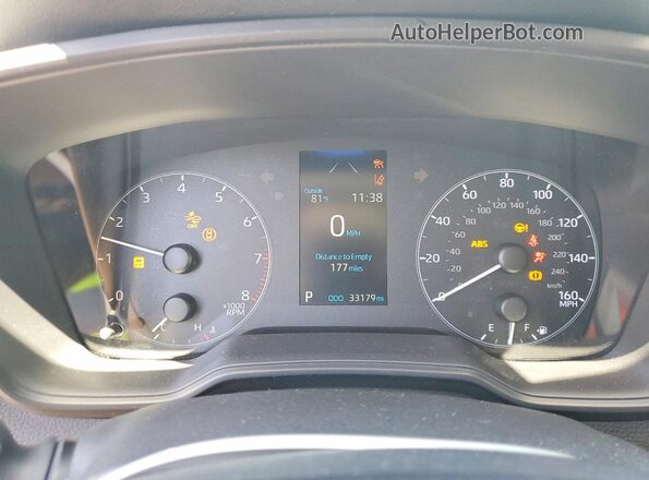 JTDB4MEE0R3021726 2024 TOYOTA COROLLA Blue Widok zestawu wskaźników