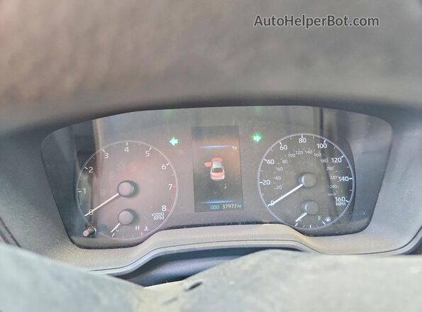 JTDB4MEE1PJ009710 2023 TOYOTA COROLLA Красный Вид щитка приборов