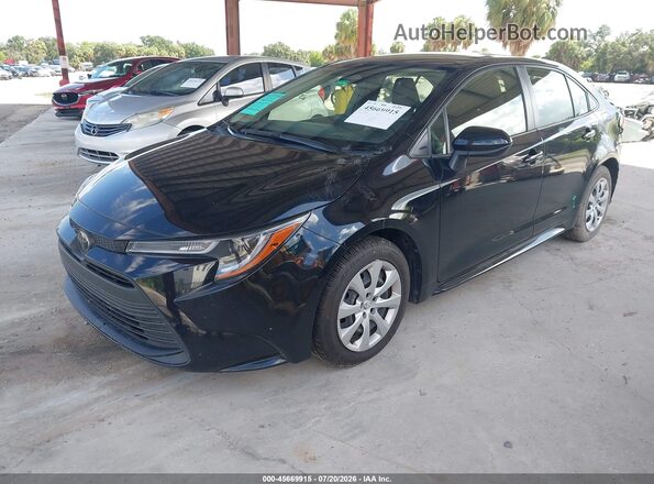 JTDB4MEE2P3009123 2023 TOYOTA COROLLA Black Առջևի ձախ երեք քառորդ տեսարան