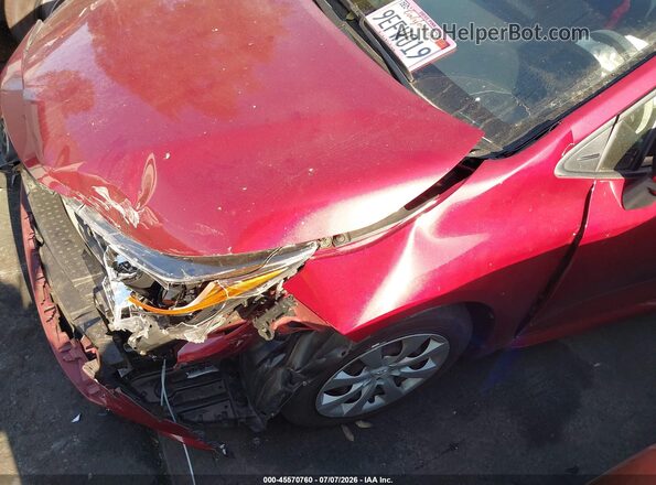 JTDB4MEE2PJ001972 2023 TOYOTA COROLLA Red Սարքավորումների վահանակի տեսք