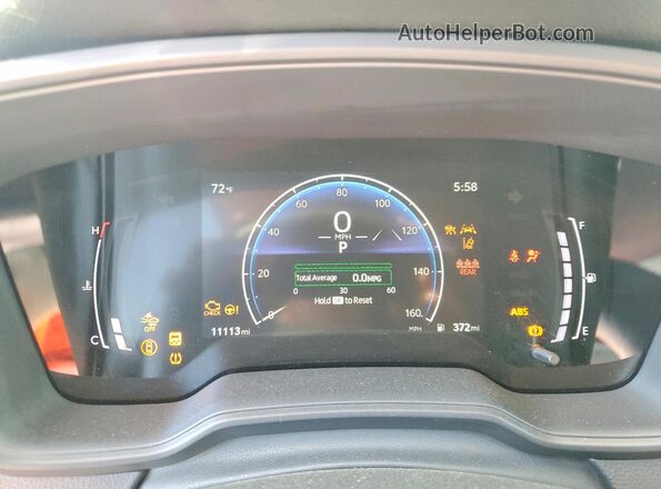 JTDB4MEE2T3034341 2026 TOYOTA COROLLA Gray Widok zestawu wskaźników
