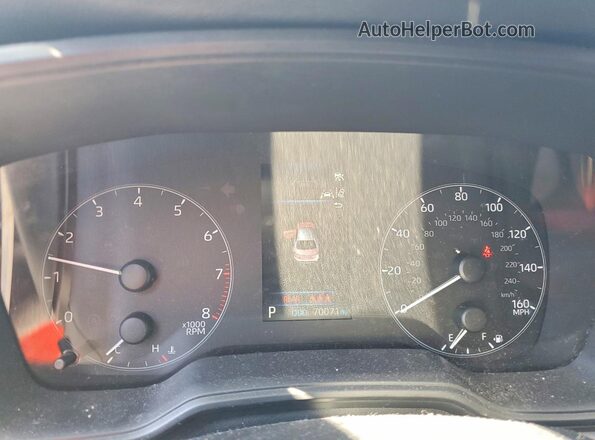 JTDB4MEE4P3011634 2023 TOYOTA COROLLA Blue Instrument cluster view