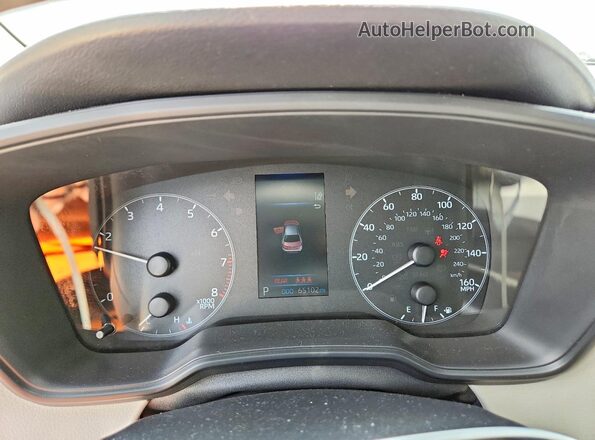 JTDB4MEE5PJ000539 2023 TOYOTA COROLLA Silver Вид щитка приладів