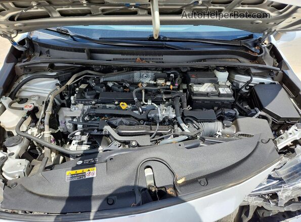 JTDB4MEE5PJ000539 2023 TOYOTA COROLLA Silver Вид задньої частини салону
