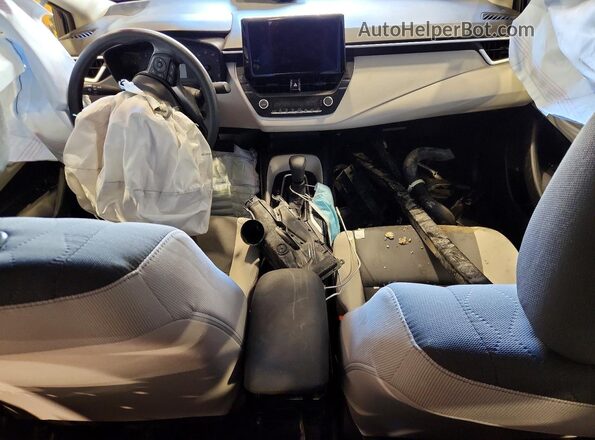 JTDB4MEE5PJ010424 2023 TOYOTA COROLLA Blue Dashboard view
