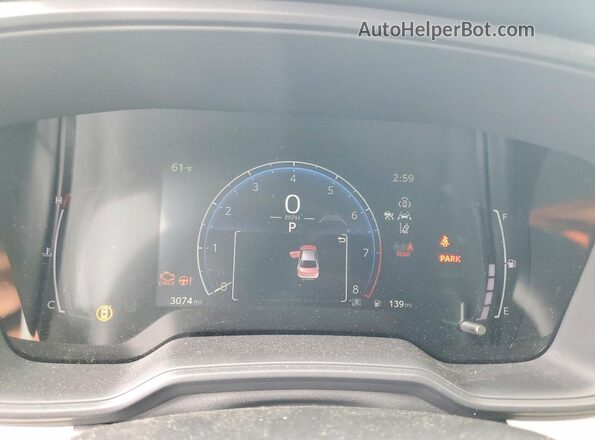 JTDB4MEE5T3040621 2026 TOYOTA COROLLA Синий Вид щитка приборов