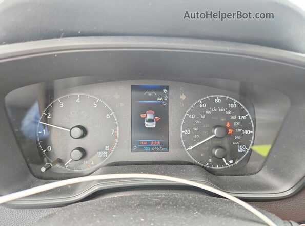 JTDB4MEE7P3006153 2023 TOYOTA COROLLA White Вид щитка приладів