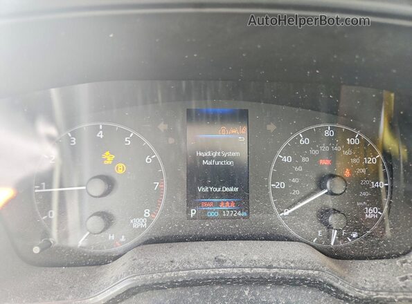 JTDB4MEE8P3014147 2023 TOYOTA COROLLA Charcoal Вид щитка приладів