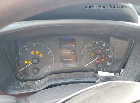 JTDB4MEE8RJ014440 2024 TOYOTA COROLLA White Вид щитка приладів