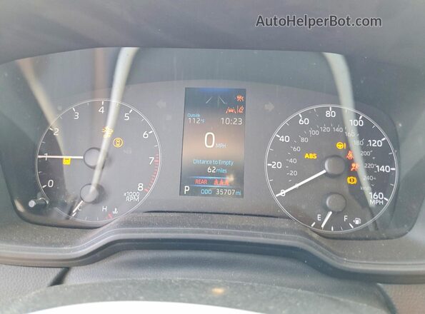 JTDB4MEE9S3029524 2025 TOYOTA COROLLA Blue Вид щитка приладів