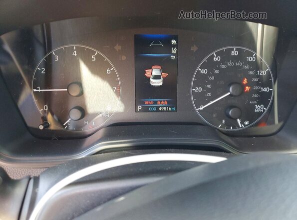 JTDB4MEEXR3020423 2024 TOYOTA COROLLA Blue Вид щитка приладів