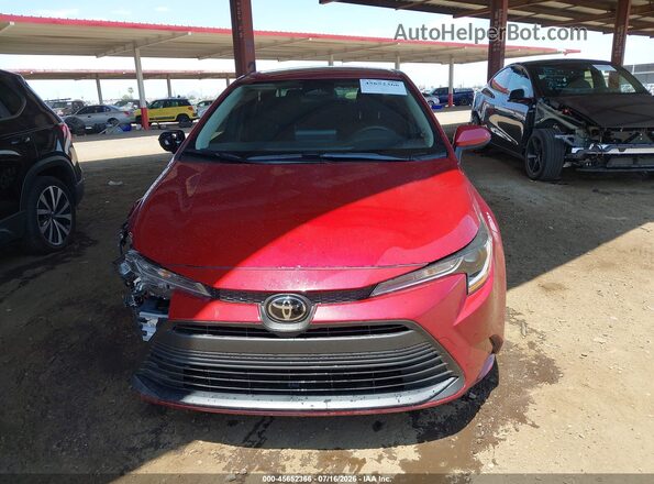 JTDB4MEEXT3043692 2026 TOYOTA COROLLA Red Вид щитка приладів