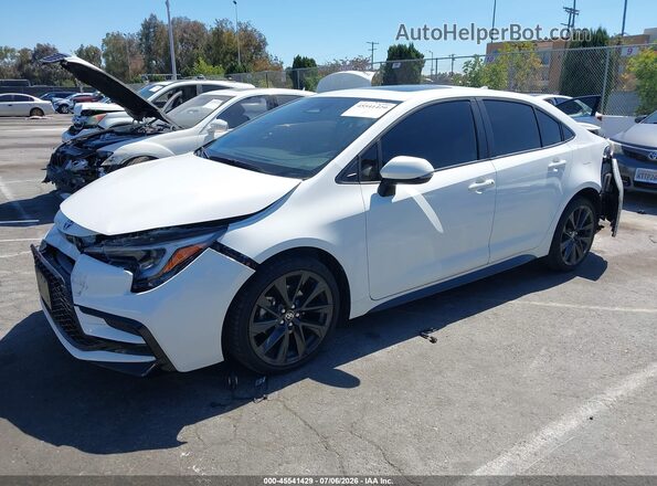 JTDBCMFE0PJ015001 2023 TOYOTA COROLLA White Vista tres cuartos delantera izquierda