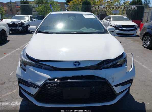 JTDBCMFE0PJ015001 2023 TOYOTA COROLLA White Vista del cuadro de instrumentos