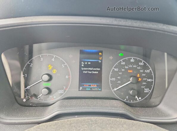 JTDBCMFE0S3098667 2025 TOYOTA COROLLA Gray Սարքավորումների վահանակի տեսք