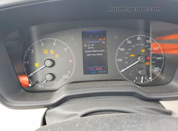 JTDBCMFE0S3105133 2025 TOYOTA COROLLA Black Vista del cuadro de instrumentos