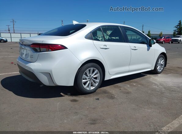 JTDBCMFE0S3105780 2025 TOYOTA COROLLA White Rear right