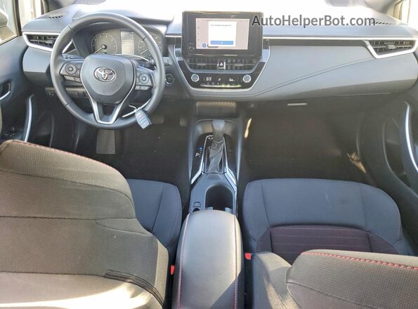 JTDBCMFE0SJ046693 2025 TOYOTA COROLLA White Вид панелі приладів
