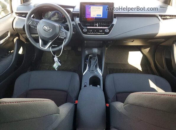 JTDBCMFE0T3127585 2026 TOYOTA COROLLA White Dashboard view
