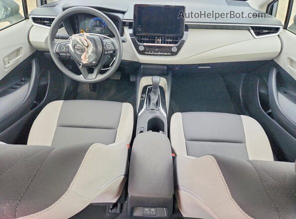 JTDBCMFE0T3128798 2026 TOYOTA COROLLA Blue Dashboard view