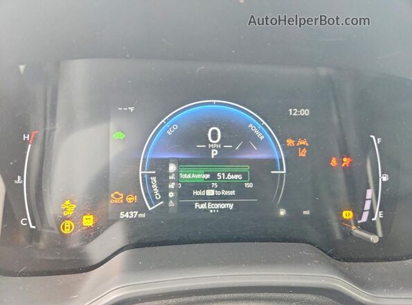 JTDBCMFE0T3128798 2026 TOYOTA COROLLA Blue Instrument cluster view