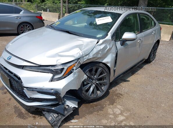 JTDBCMFE1P3018798 2023 TOYOTA COROLLA Silver Front view