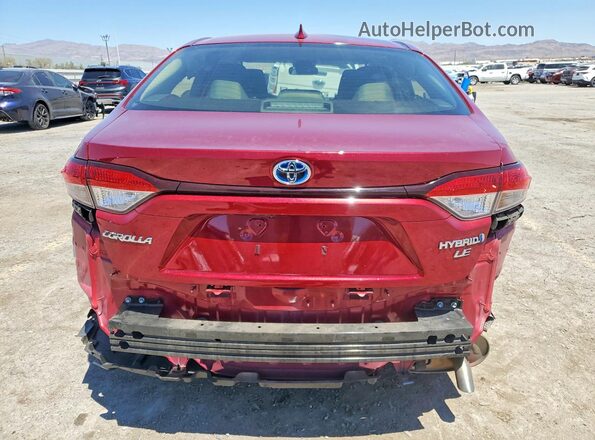 JTDBCMFE1RJ034935 2024 TOYOTA COROLLA Burgundy Հետևի տեսք