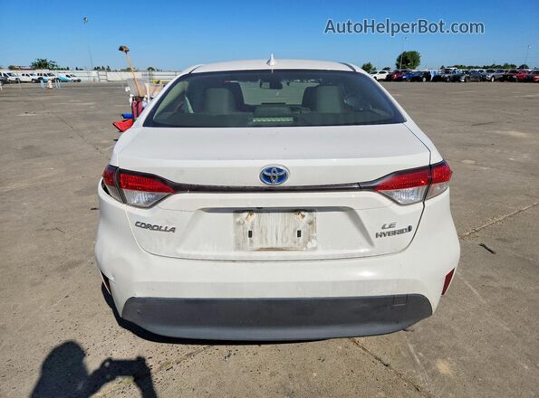 JTDBCMFE2P3016431 2023 TOYOTA COROLLA White Հետևի տեսք