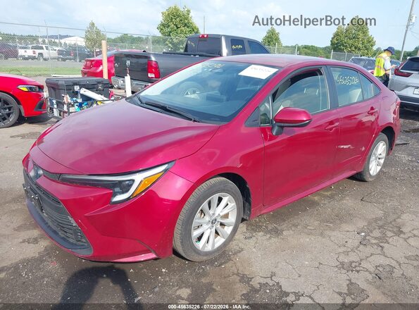 JTDBCMFE2RJ031655 2024 TOYOTA COROLLA Red Առջևի ձախ երեք քառորդ տեսարան