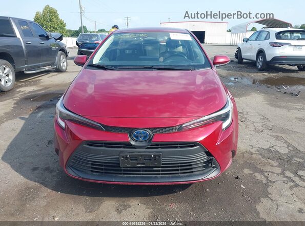 JTDBCMFE2RJ031655 2024 TOYOTA COROLLA Red Սարքավորումների վահանակի տեսք