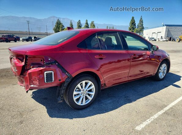 JTDBCMFE2S3082048 2025 TOYOTA COROLLA Красный Задняя правая четверть
