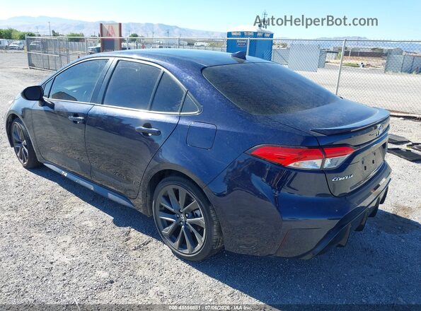 JTDBCMFE2S3082812 2025 TOYOTA COROLLA Blue Trasero izquierdo