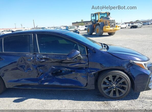 JTDBCMFE2S3082812 2025 TOYOTA COROLLA Blue Vista frontal
