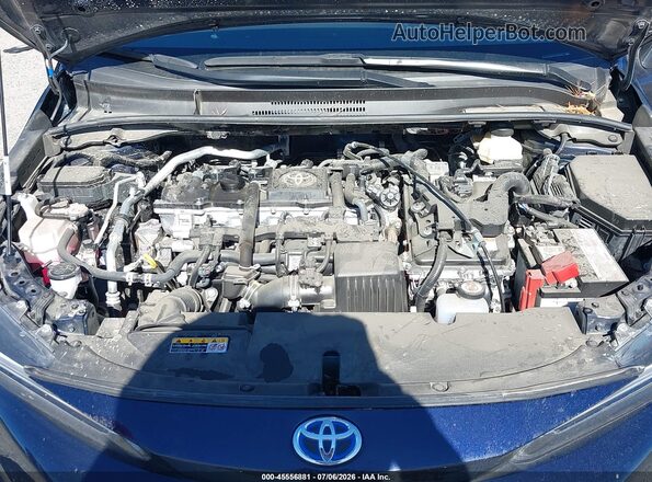 JTDBCMFE2S3082812 2025 TOYOTA COROLLA Blue Vista trasera