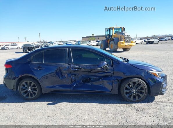 JTDBCMFE2S3082812 2025 TOYOTA COROLLA Blue Vista interior trasera