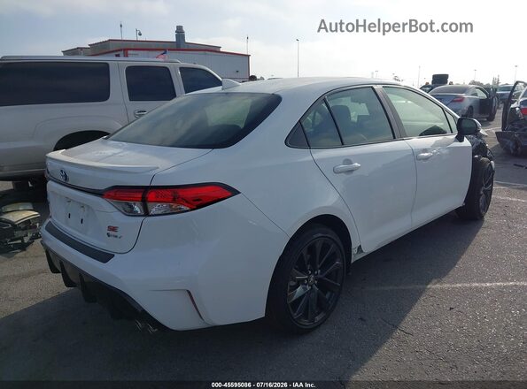 JTDBCMFE2S3109135 2025 TOYOTA COROLLA White Rear right