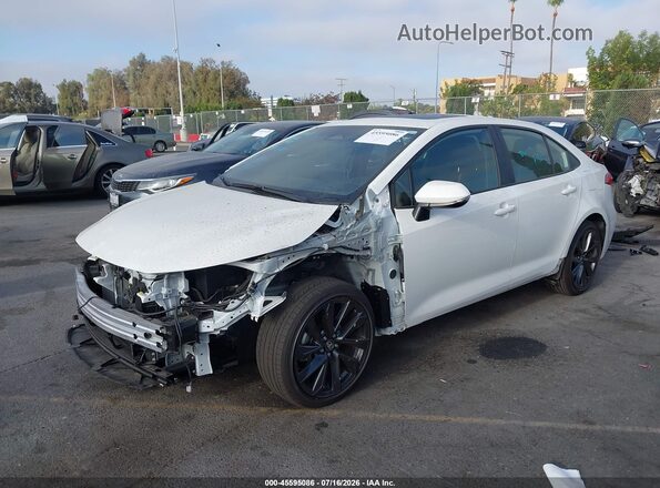 JTDBCMFE2S3109135 2025 TOYOTA COROLLA White Front left