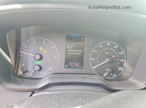 JTDBCMFE3P3018107 2023 TOYOTA COROLLA Серебряный Вид щитка приборов