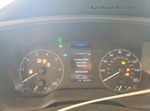 JTDBCMFE3PJ014585 2023 TOYOTA COROLLA Белый Вид щитка приборов
