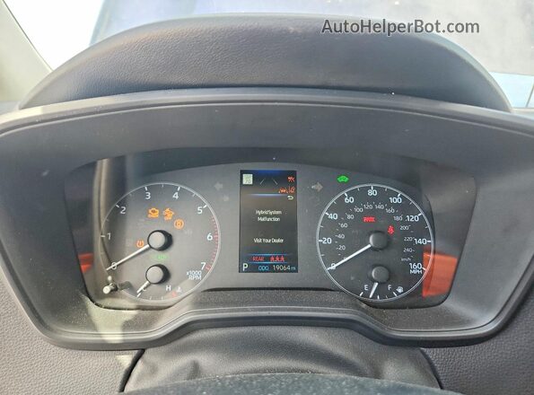 JTDBCMFE3S3086366 2025 TOYOTA COROLLA Black Instrument cluster view
