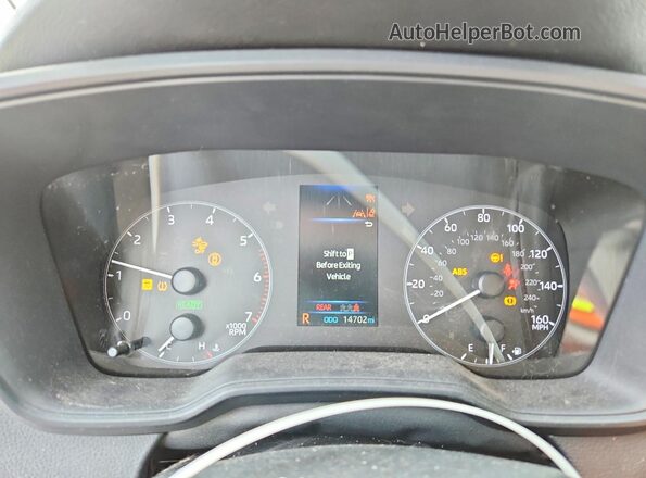 JTDBCMFE3SJ045523 2025 TOYOTA COROLLA Blue Instrument cluster view
