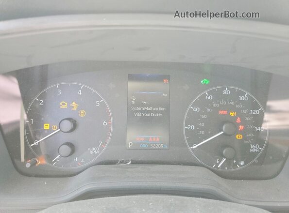 JTDBCMFE4P3004202 2023 TOYOTA COROLLA Gray Вид щитка приладів