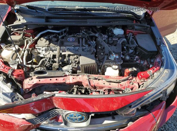 JTDBCMFE4PJ002834 2023 TOYOTA COROLLA Red Vista interior trasera